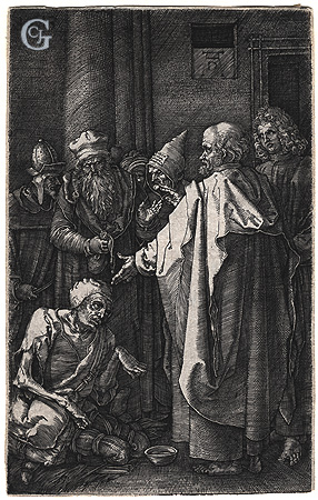 Dürer, Peter and John Healing the Cripple