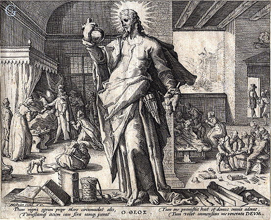 after Goltzius, The Doctor as God the Saviour