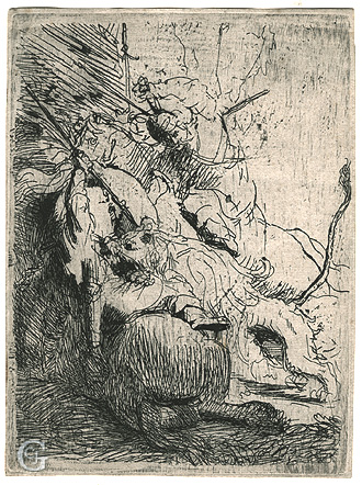 Rembrandt, The Small Lion Hunt