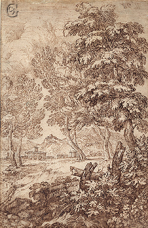  d'Onofri , Trees in a Landscape