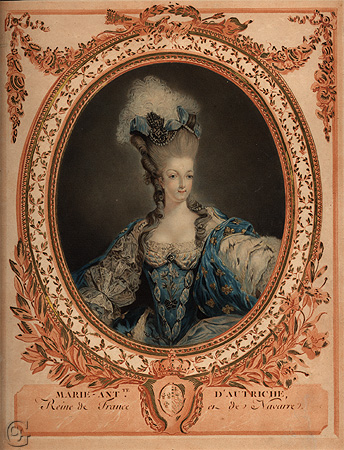 Janinet, Marie Antoinette