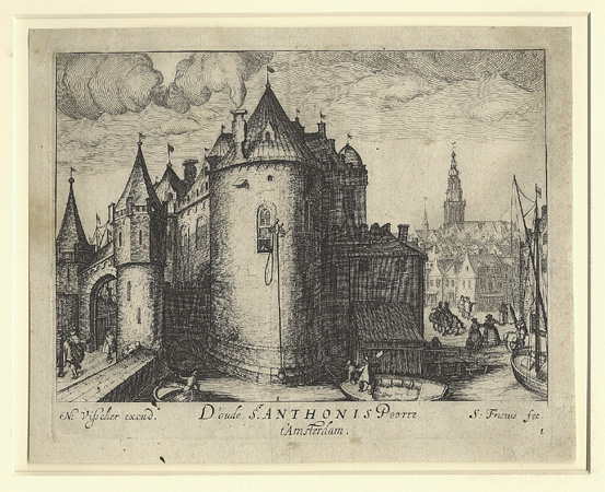 AMSTERDAM: Frisius, Old St. Anthony's Gate