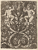 Anonymous, Ornament with an Owl and Two Putti