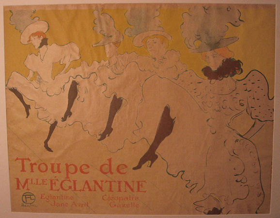 Toulouse-Lautrec , La Troupe de Mademoiselle Eglantine 