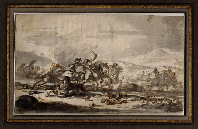Courtois, A Cavalry Battle