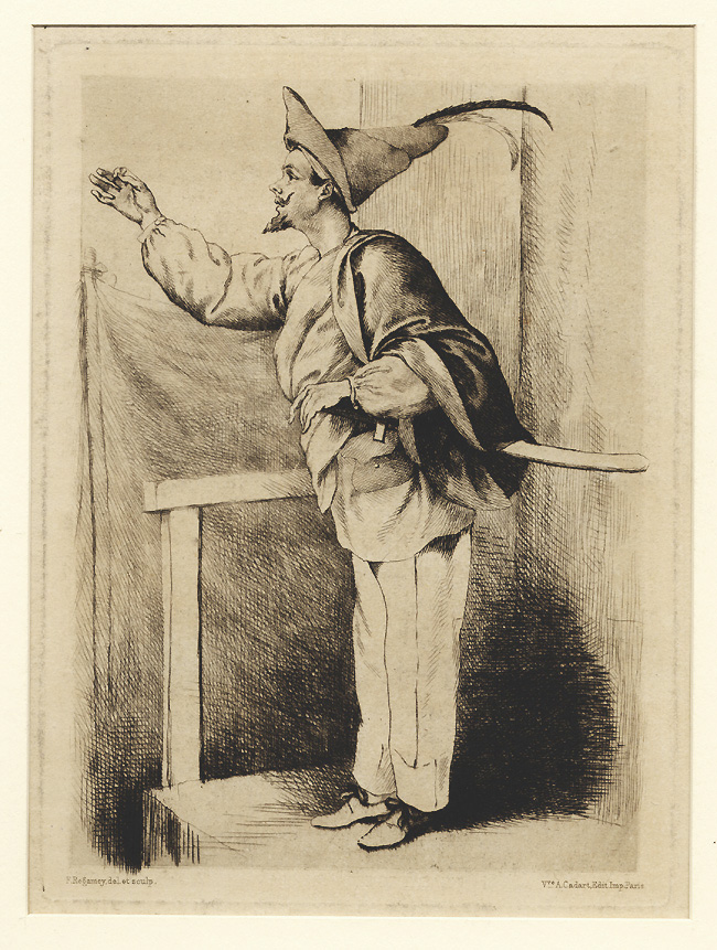 Régamey: A Figure from the Commedia dell’Arte
