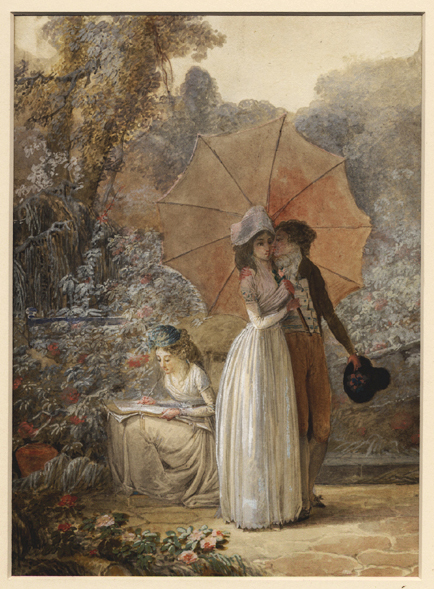Mallet, A Couple Under a Parasol 