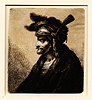 Worlidge, Bust of a Man in a Feathered Turban