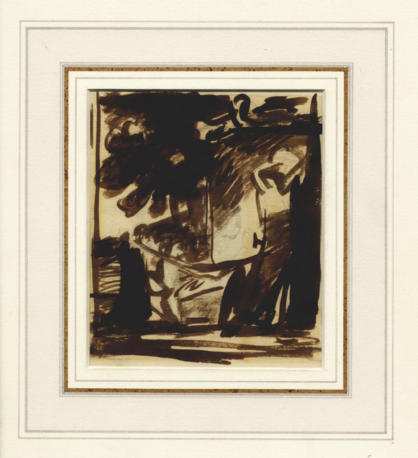 Romney, Preliminary Study for the Painting of the Gower Family
