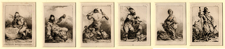 Loutherbourg, 2nde Suite des Figures (Set of Six)