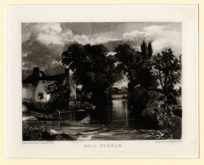 after Constable, Mill Stream 