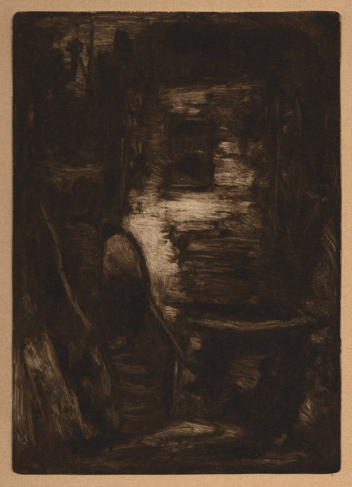 Higgins, Figure on the Stairs