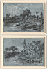 Barbizon School 19th Century, Pair of River Landscapes